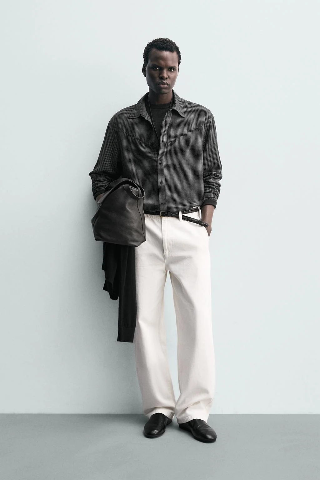 Рубашка в западную клетку