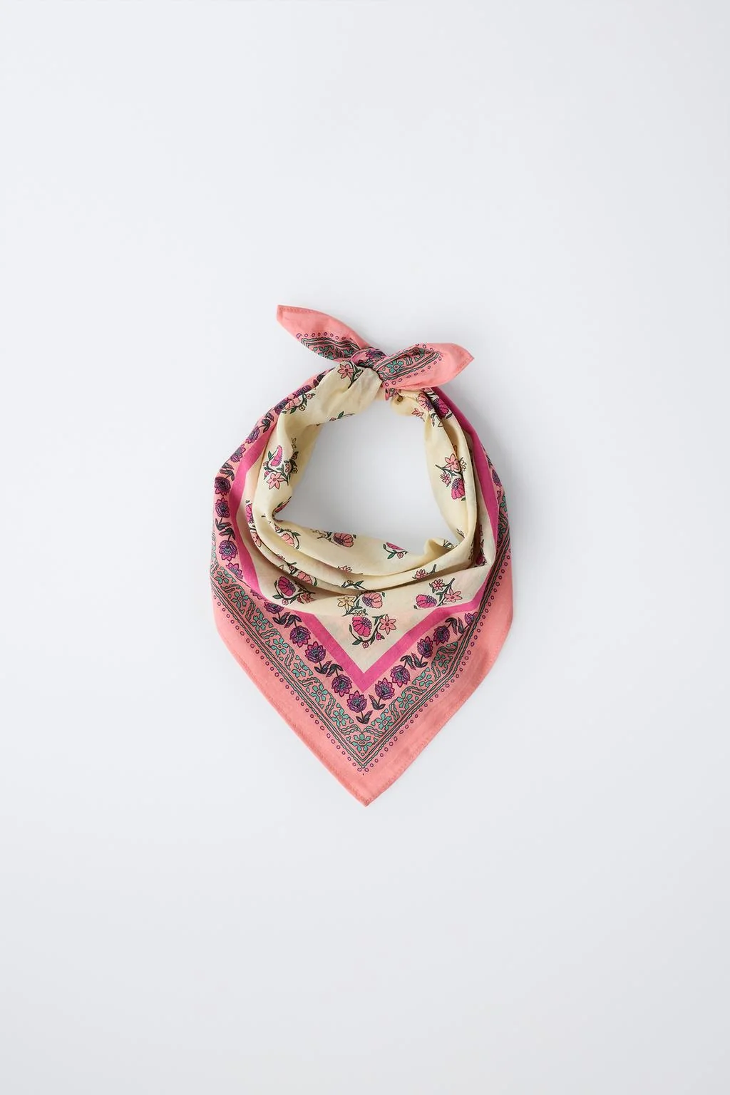 Бандана с цветочным принтом — Шляпки | шарфы | ручки