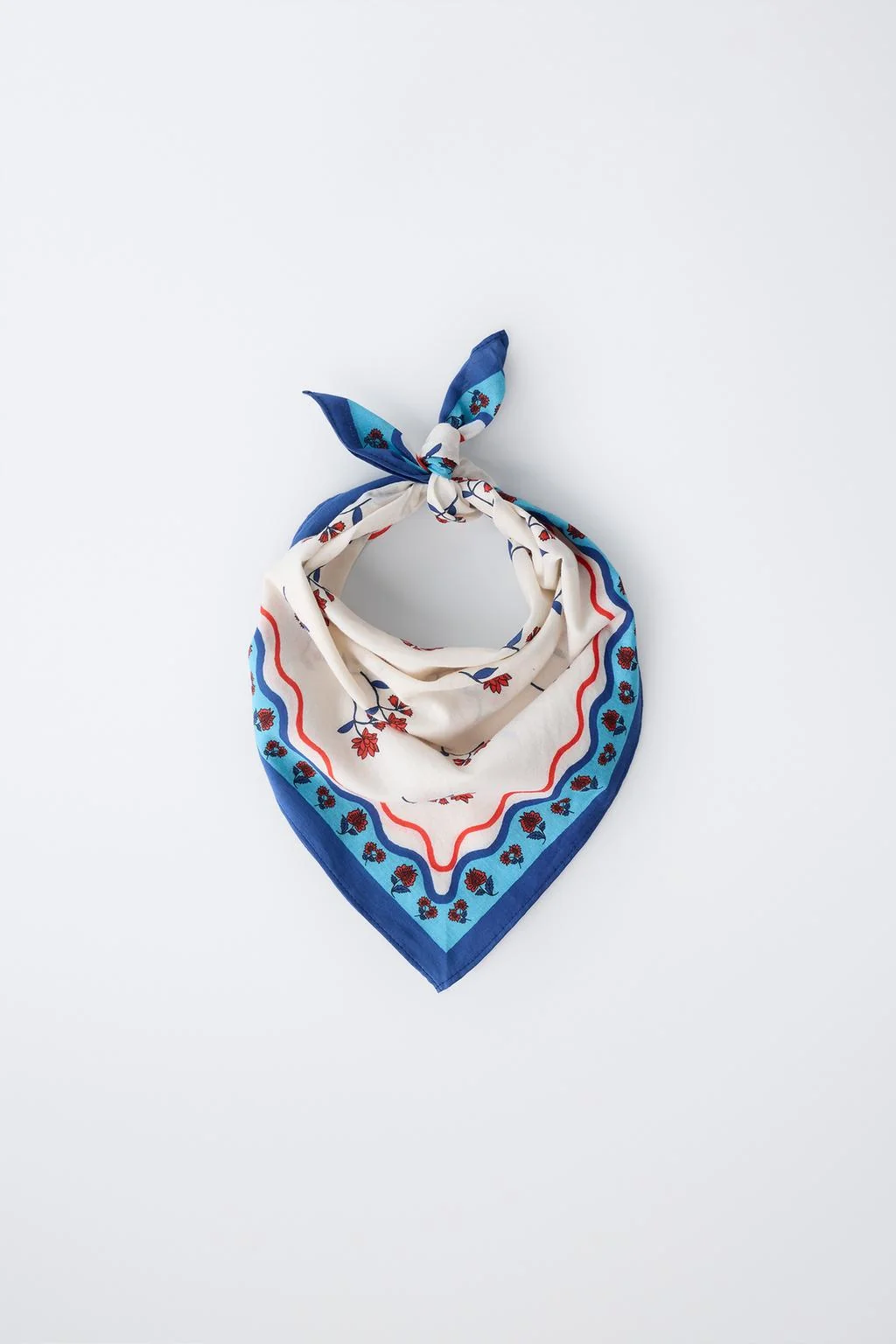 Бандана с цветочным принтом — Шляпки | шарфы | ручки