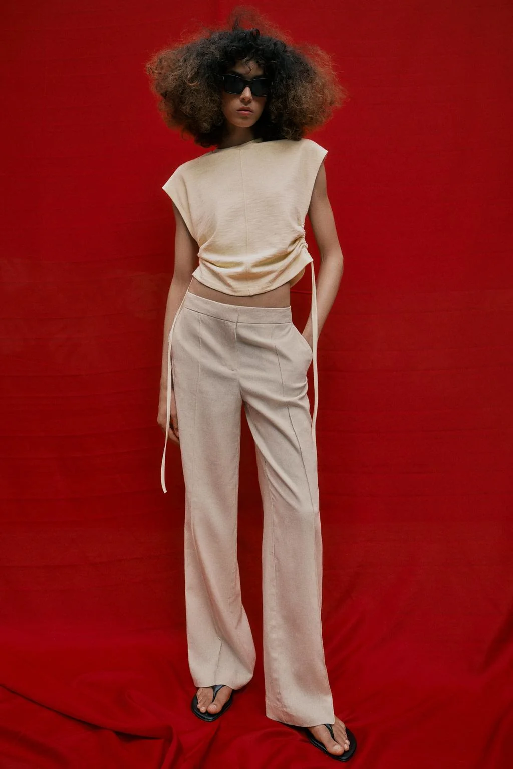 РУСТИКАЛЬНАЯ СБОРЧАТАЯ ФУТБОЛКА