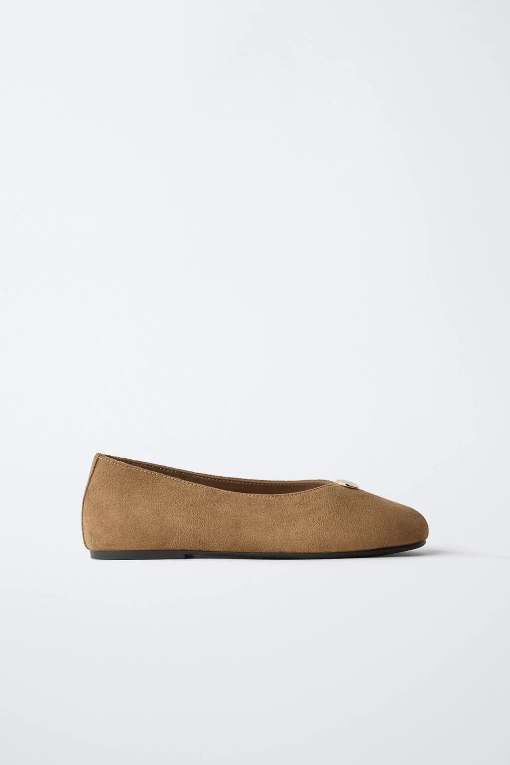 Балетки с апликацией