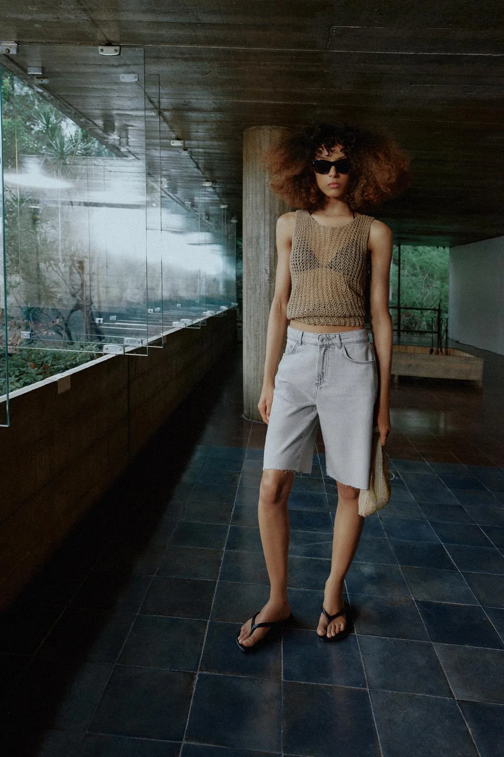 ДЖИНСОВЫЕ ШОРТЫ СРЕДНЕЙ ПОСАДКИ Z1975 — DENIM