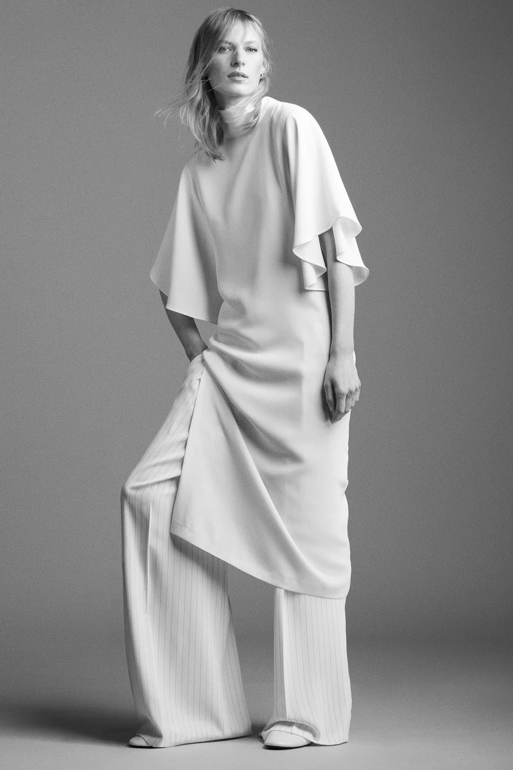 КОЛЛЕКЦИЯ ZW ПЛАТЬЕ СВОБОДНОГО ПОКРОЯ ДО ПОЛА