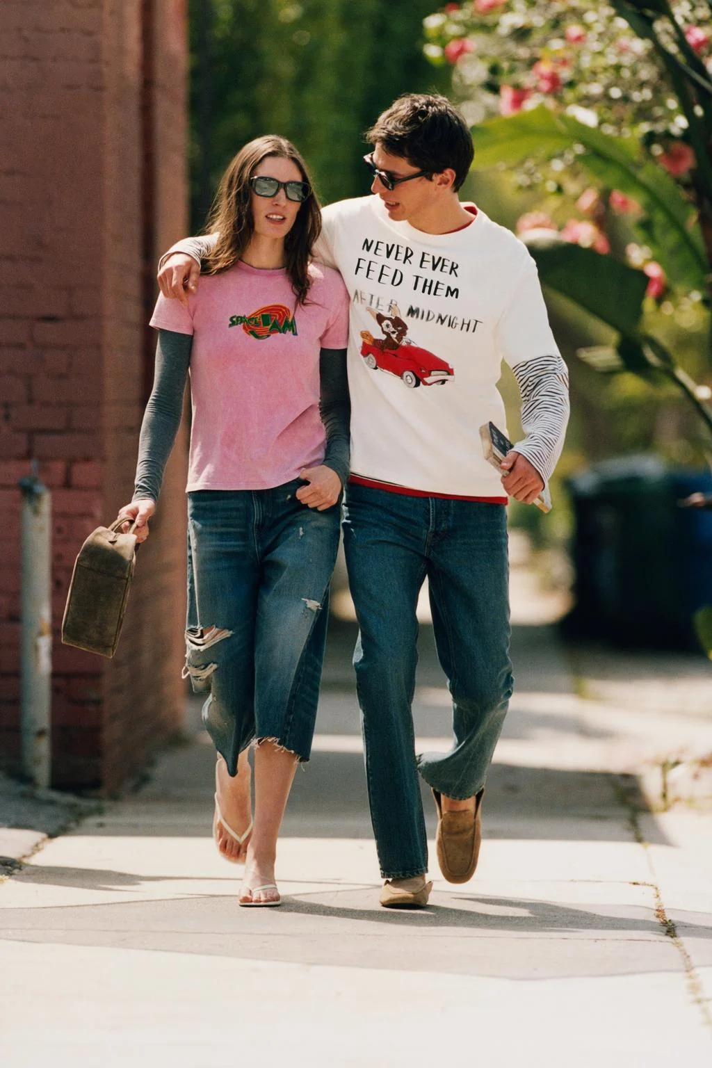 SPACE JAM™ & © X DYLAN'S CULT T-SHIRT X ZARA ИЛЛЮСТРАЦИЯ ФУТБОЛКА — Мужское