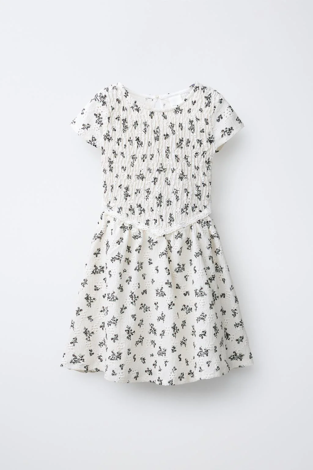 Цветочное платье с смокингом