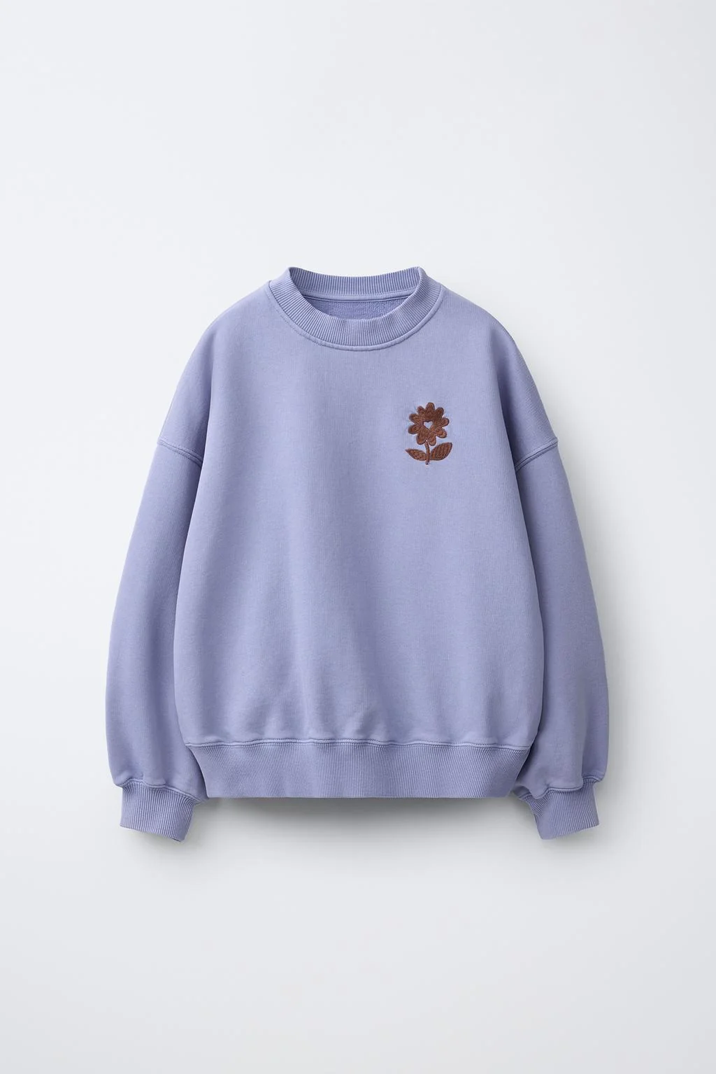 Свитшот с вышитым цветком — Кревнеки