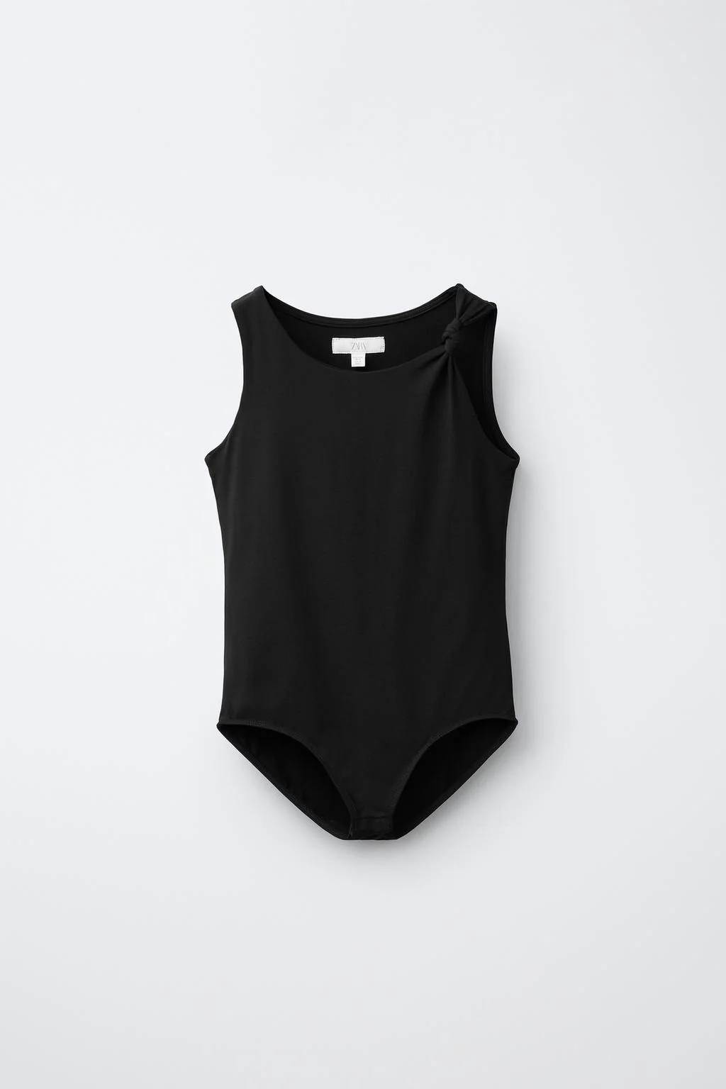Боди из полиамида с узлом — SLEVELESS