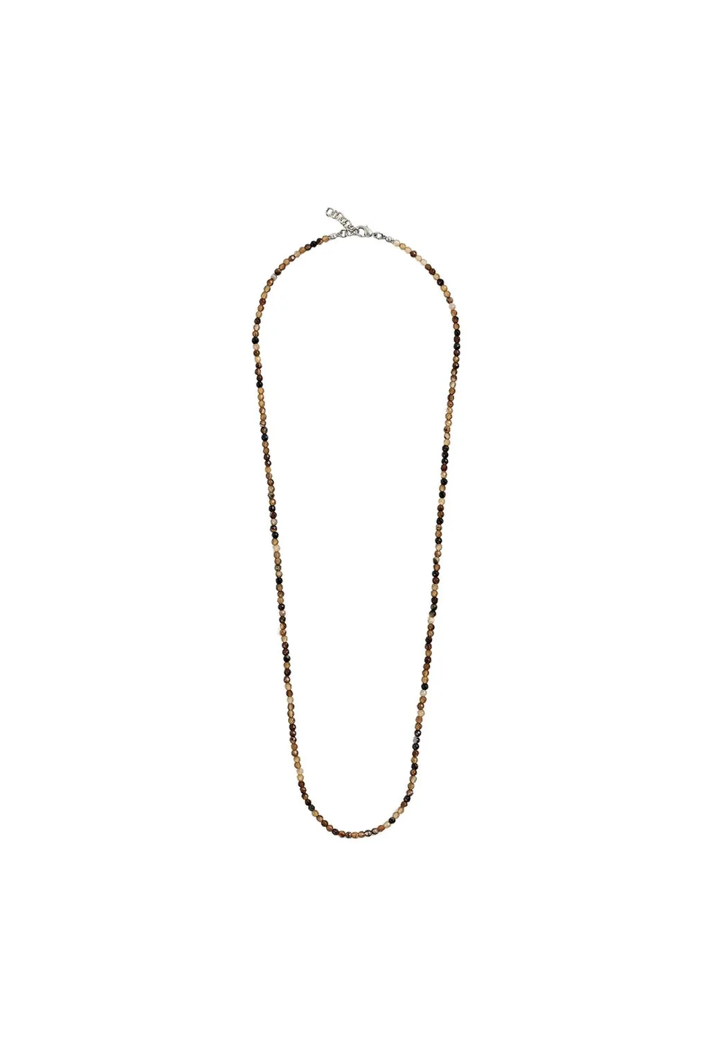 БУСИНЫ ИЗ КАМНЯ НА ЦЕПОЧКЕ