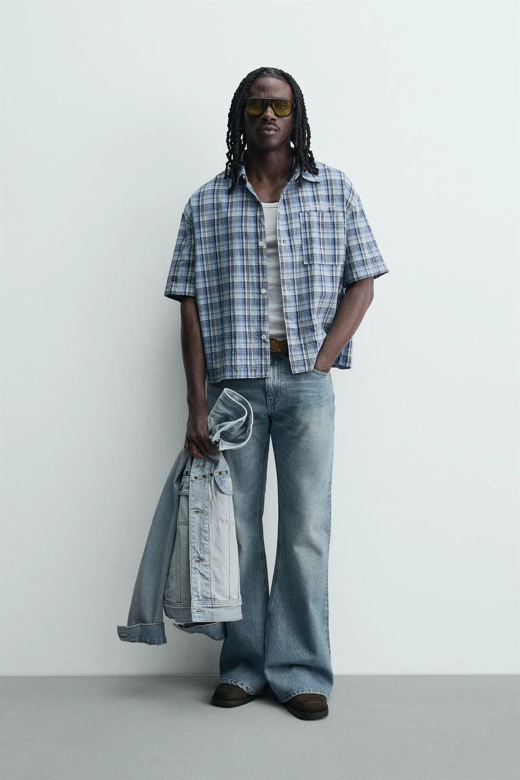 ШИРТ С ВОЛАНОМ И РУБАШКОЙ