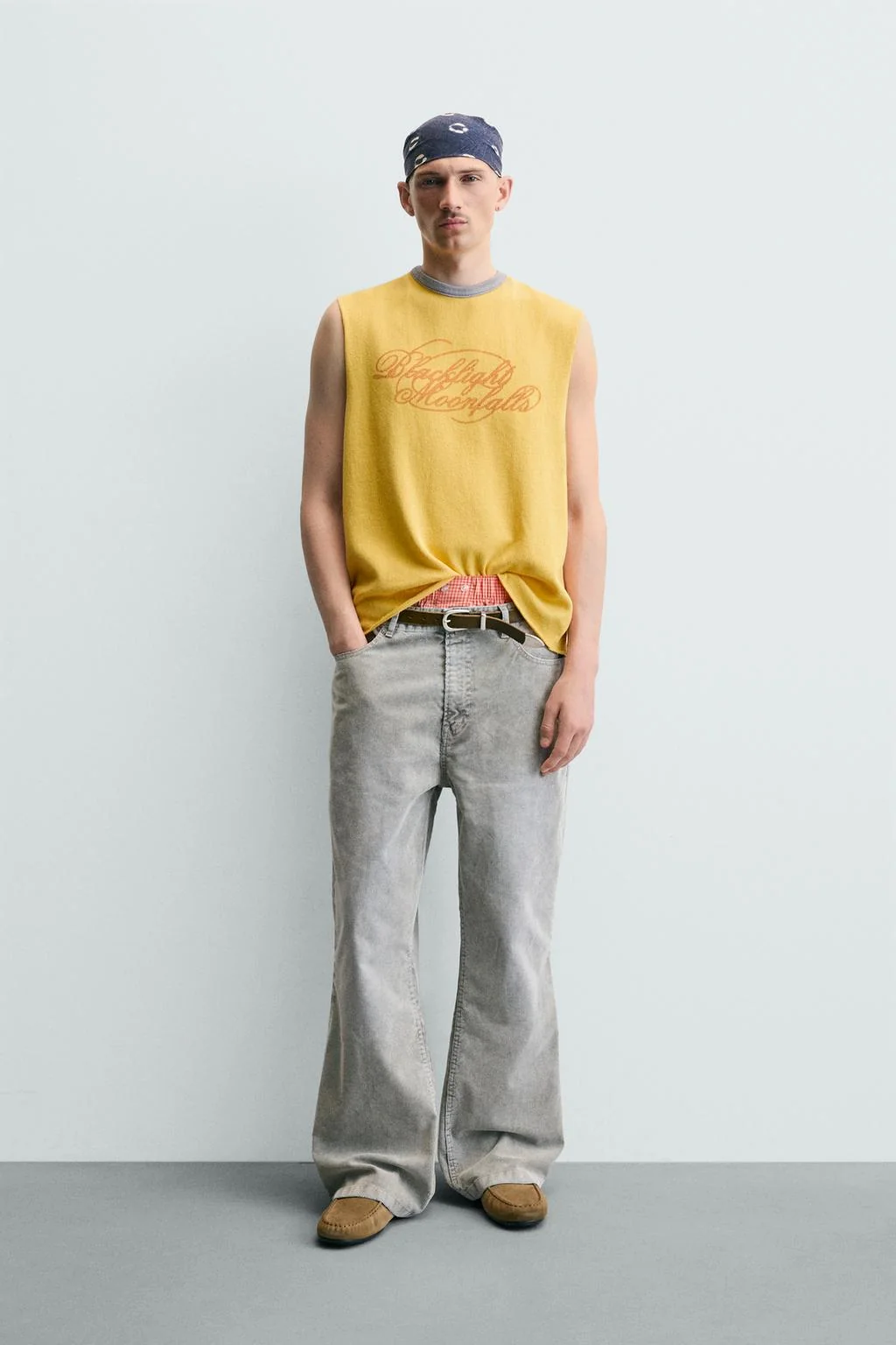 ТРУСЫ С НАПЕЧАТАННЫМ ВЯЗАНЫМ УЗОРОМ