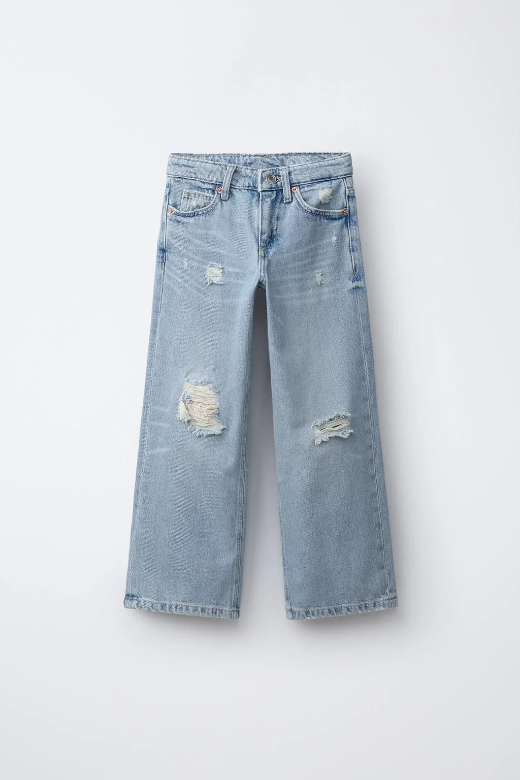 ДЖИНСЫ С КРЮЧКОМ ШИРОКИЕ ШТАНЫ