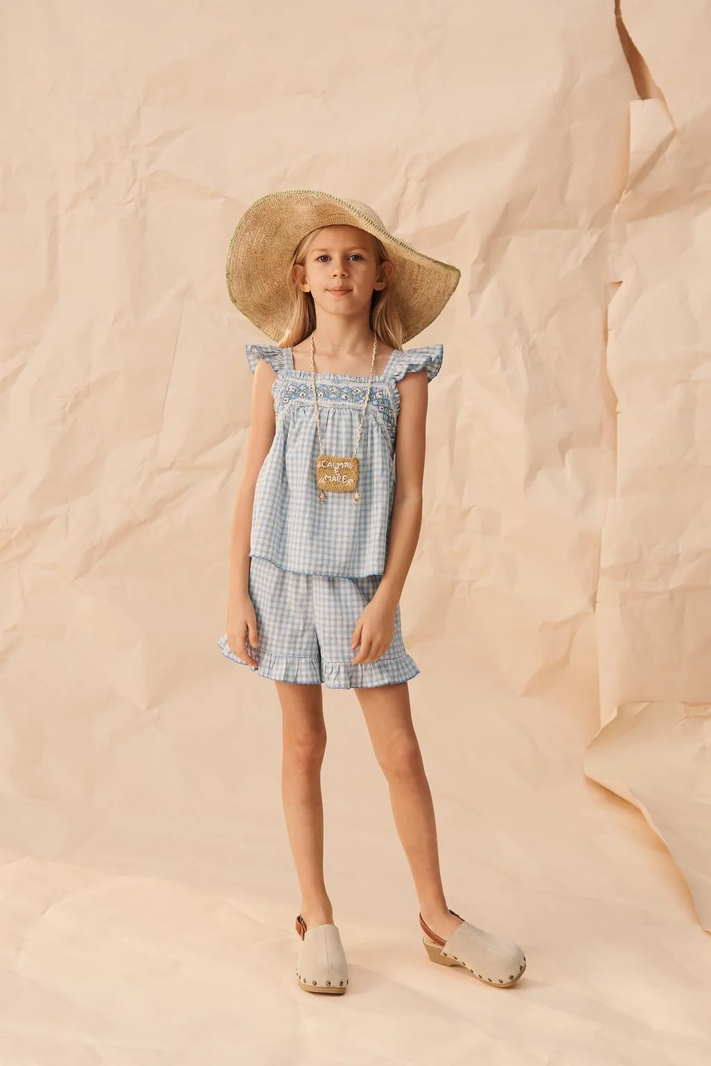 Ограниченная серия топ с вышивкой в клетку — Топы