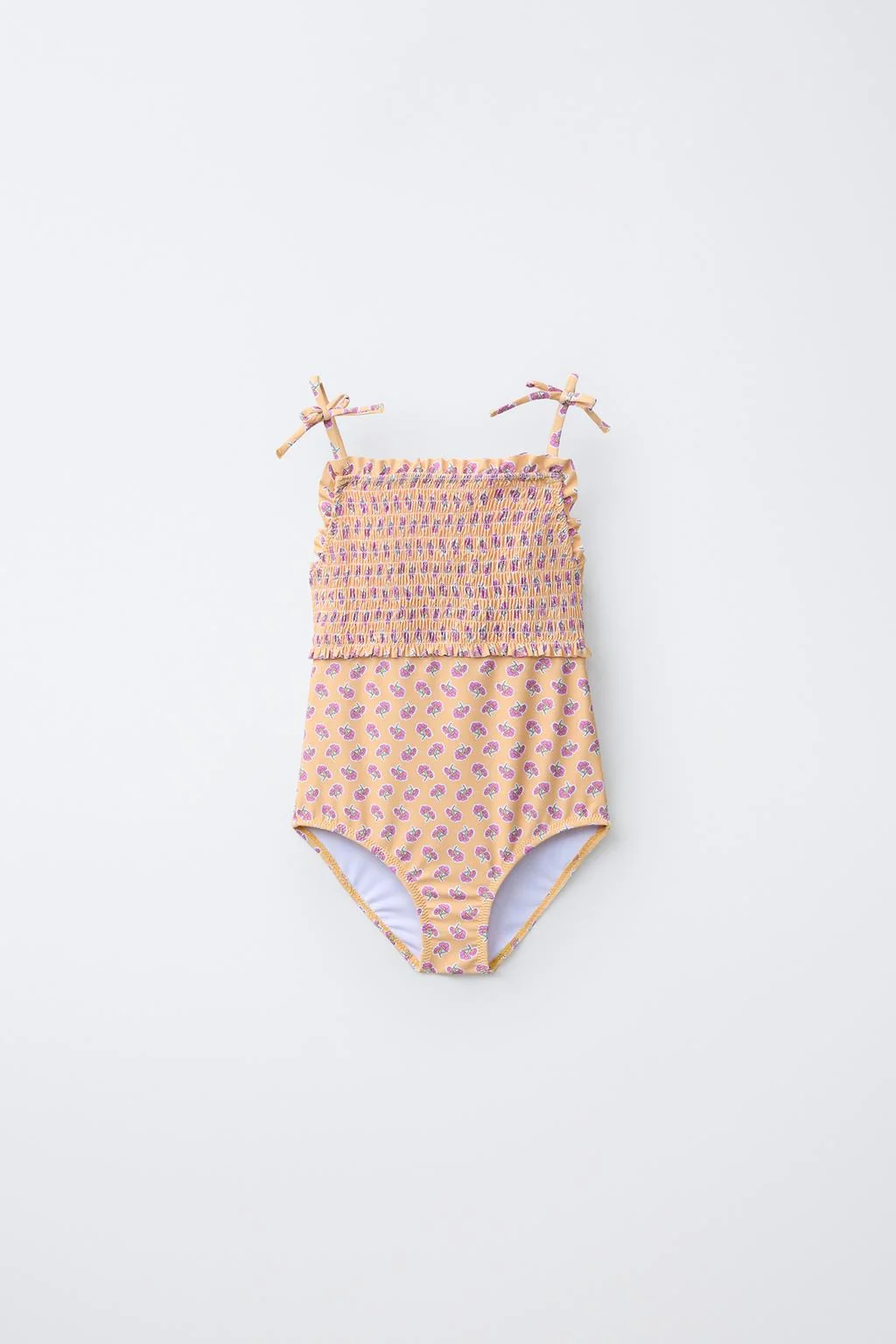 6-14 ЛЕТ / КУПАЛЬНИК С ЦВЕТОЧНЫМ РИСУНКОМ И РЕЗИНКОЙ — Ванная