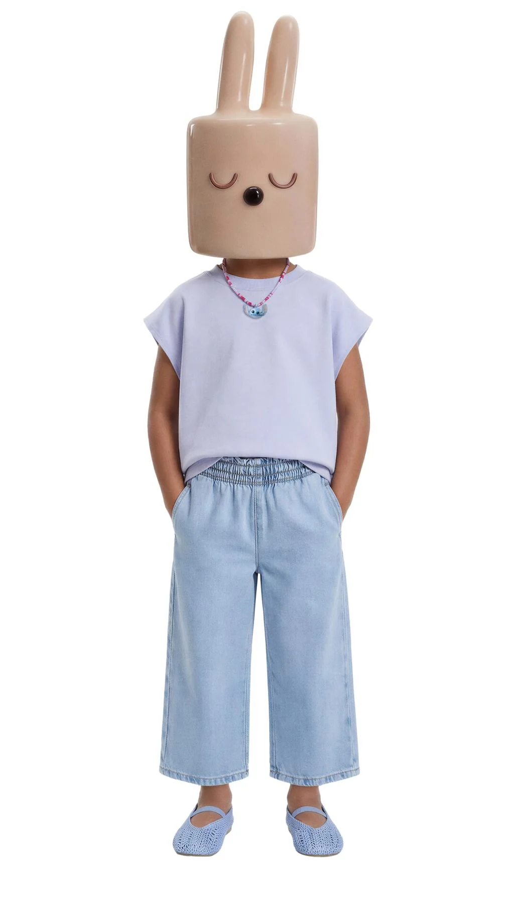 ДЖИНСЫ С ШИРОКИМИ ШТАНИНАМИ