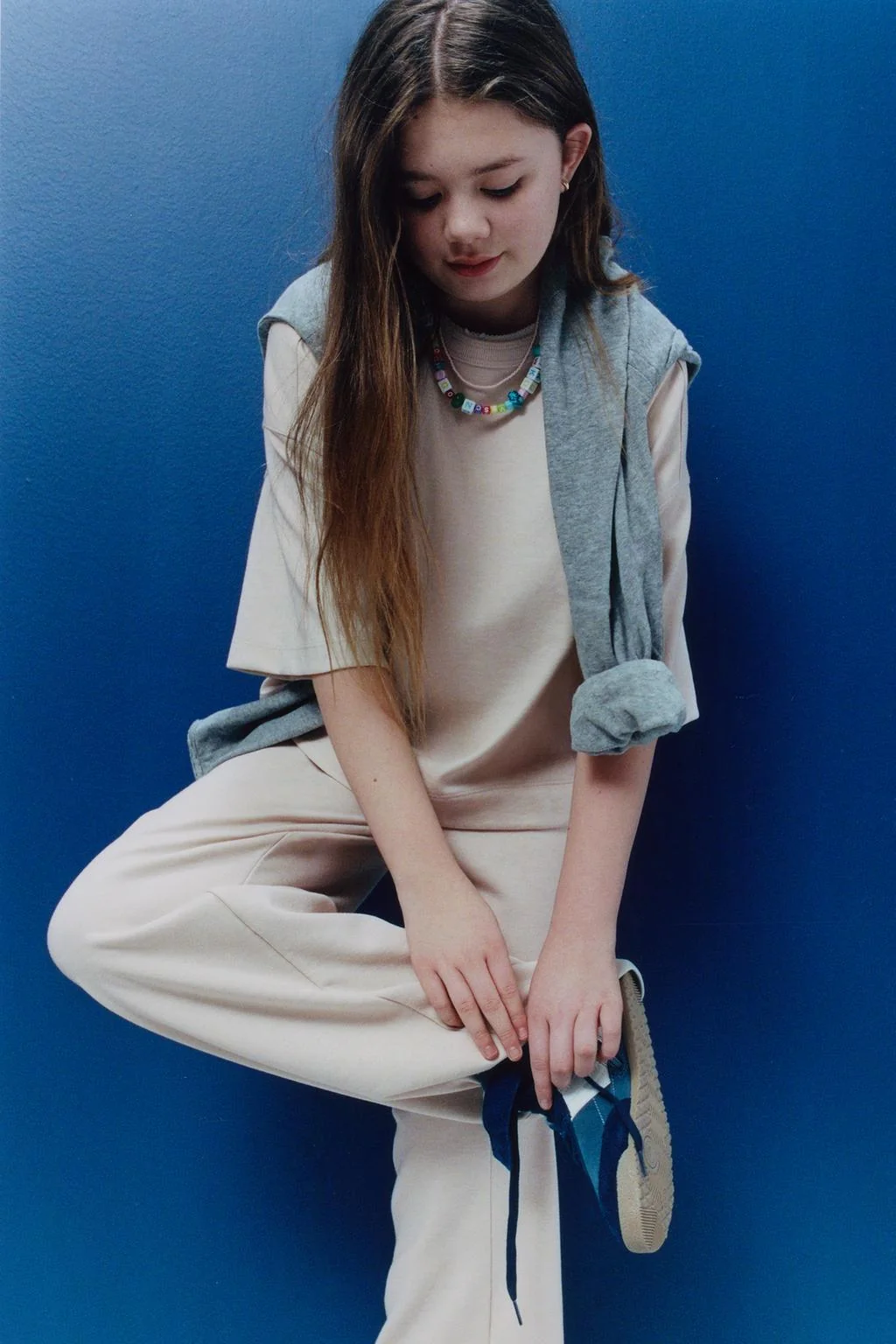 Брюки с широкими штанинами интерлок — КЛУБ ЧУДЕСНЫХ ДЕТЕЙ