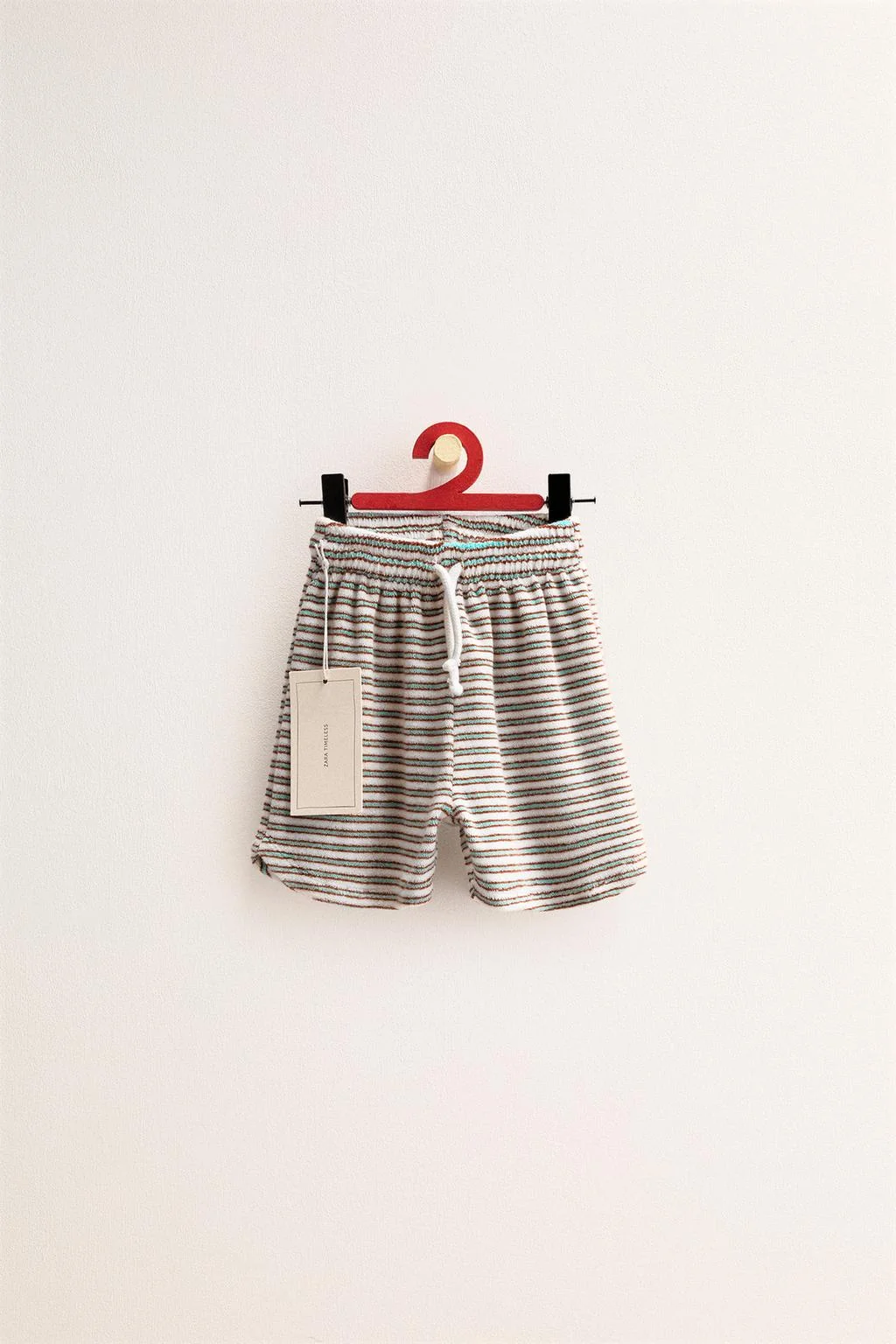 ЗАРА ВЕЧНАЯ КЛАССИКА - ШОРТЫ БЕРМУДЫ В ПОЛОСКУ ИЗ ТРИКОТАЖА