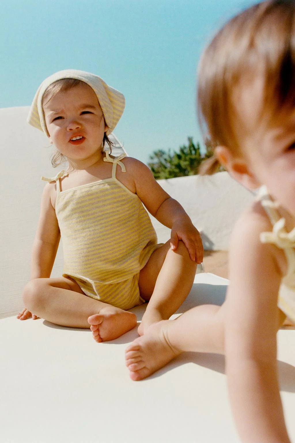 ЗАРА ВЕЧНАЯ КЛАССИКА - РОМПЕР ИЗ БАМБУКОВОГО ПОЛОТЕНЦА — Редакторский