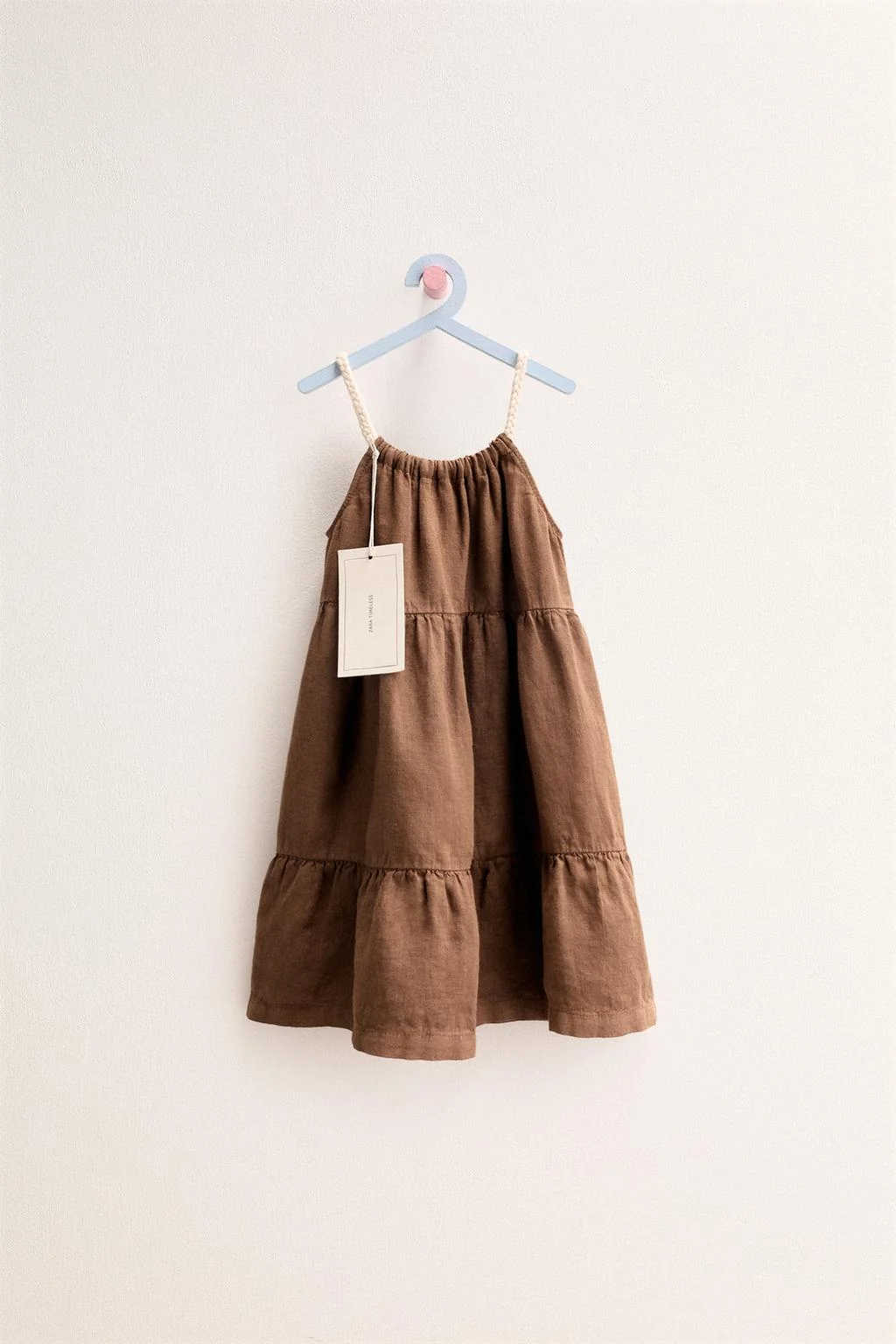 ЗАРА ВЕЧНАЯ КЛАССИКА - ПЛАТЬЕ ИЗ ЛЬНА С ВСТАВКАМИ