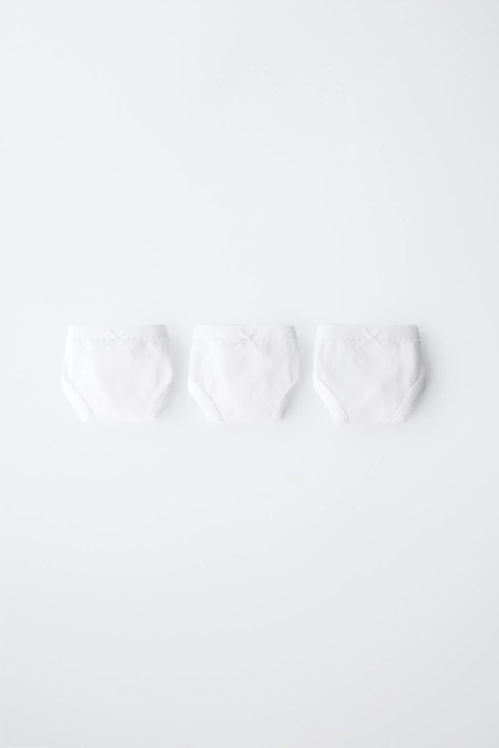 Возраст 6-14 / Набор из 3 трусиков однотонных — Нижнее белье