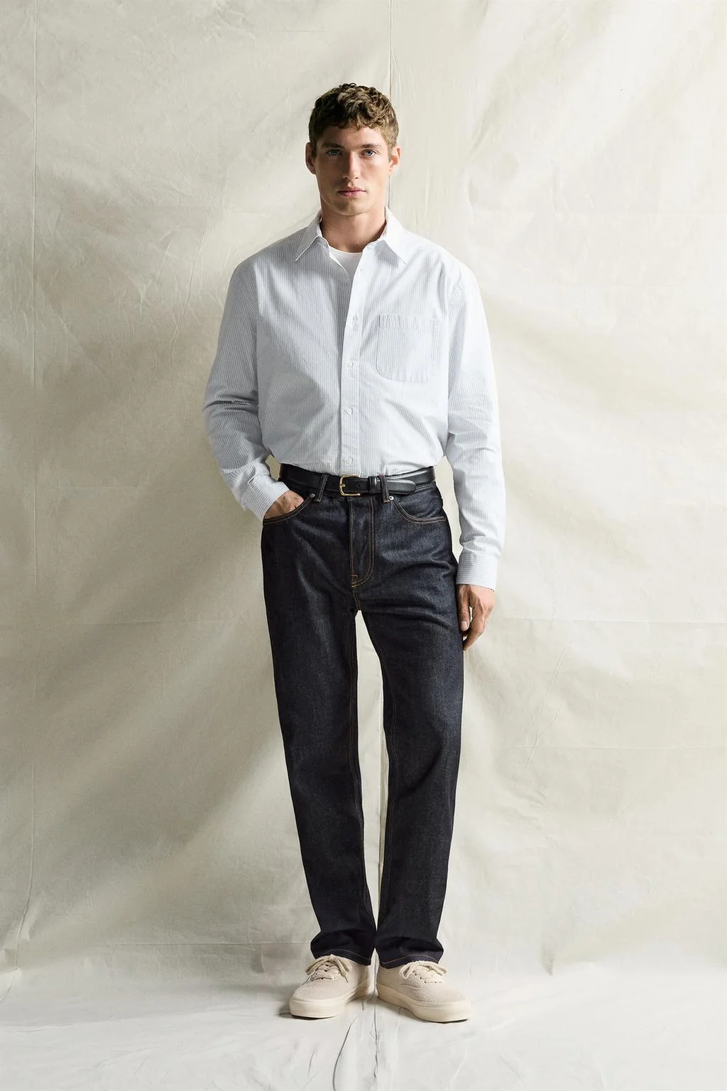Рубашка relaxed fit poplin