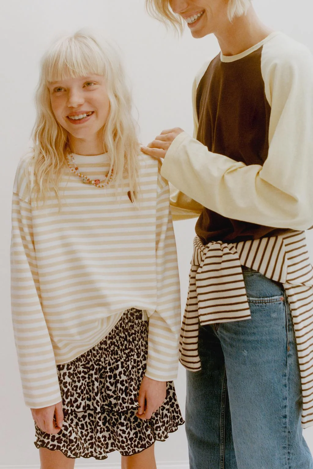 Юбка-шорты с животным принтом — Низ