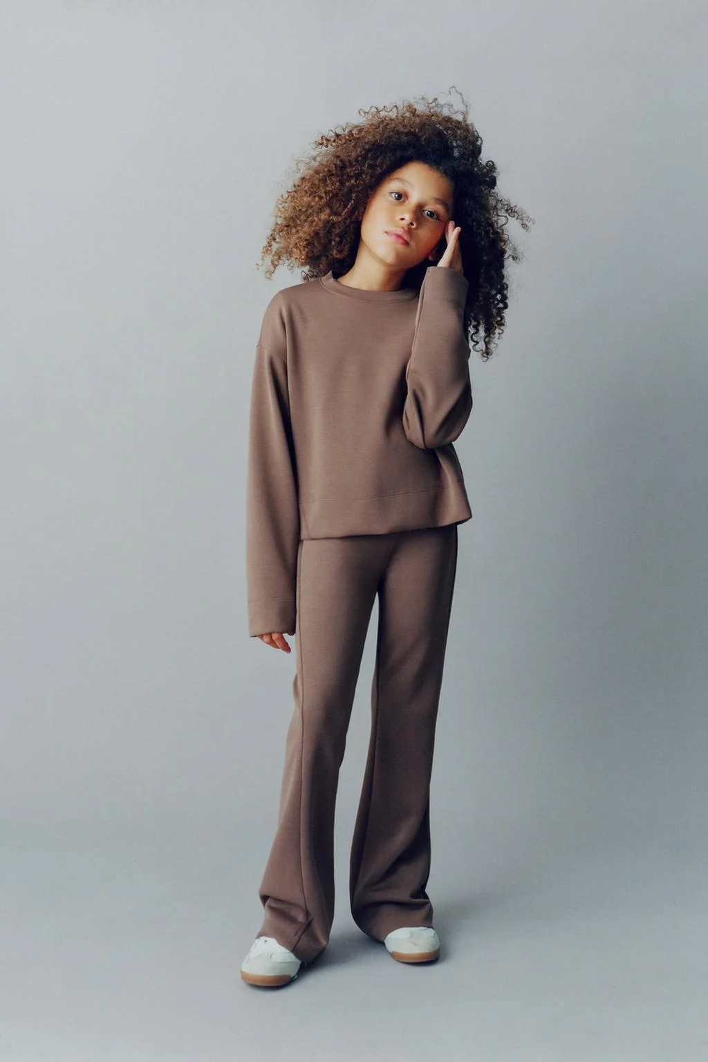 Брюки-клеш из модала — Плоские шорты