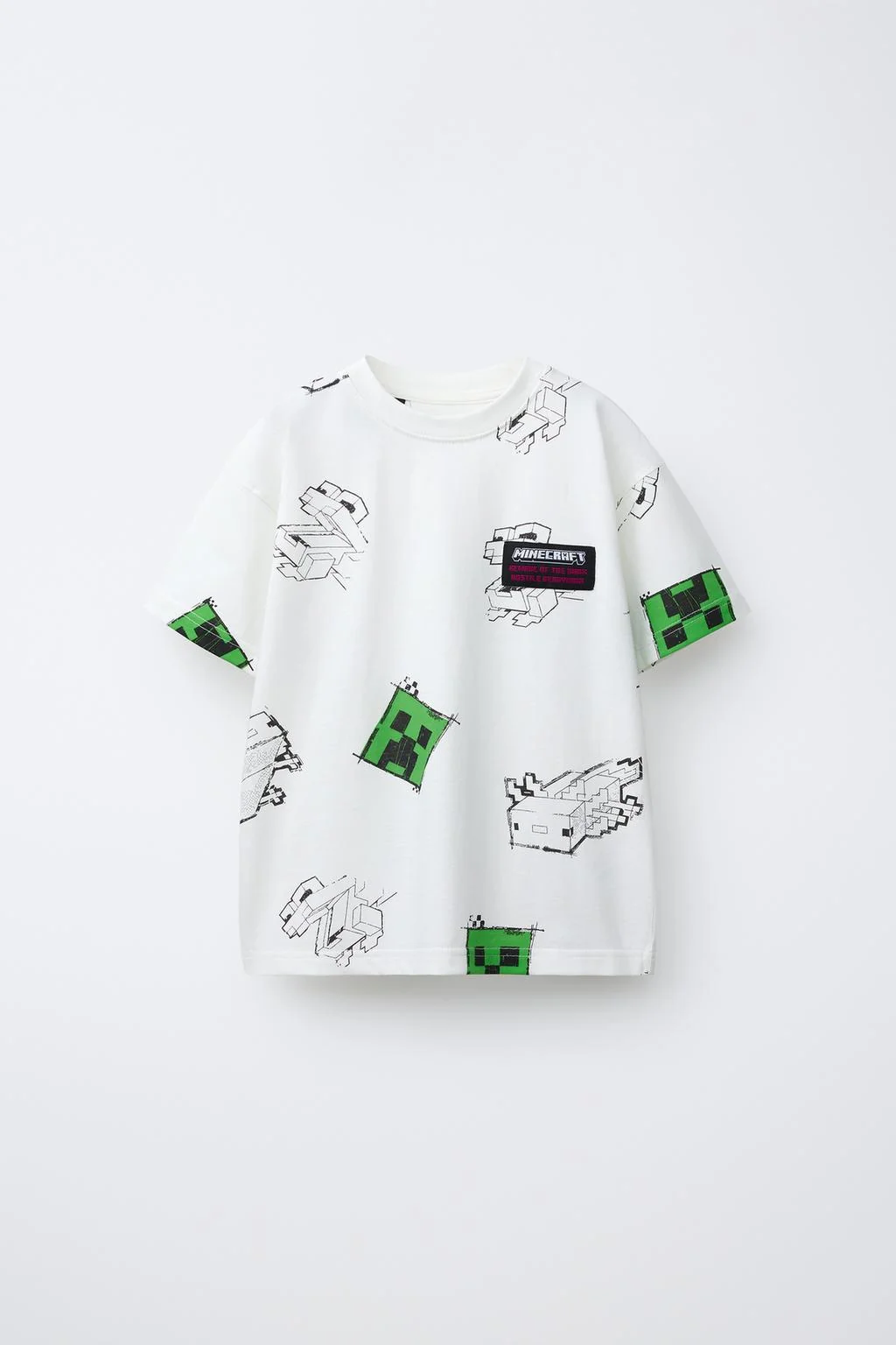 Футболка с принтом MINECRAFT © MOJANG AB. ™ — Топы