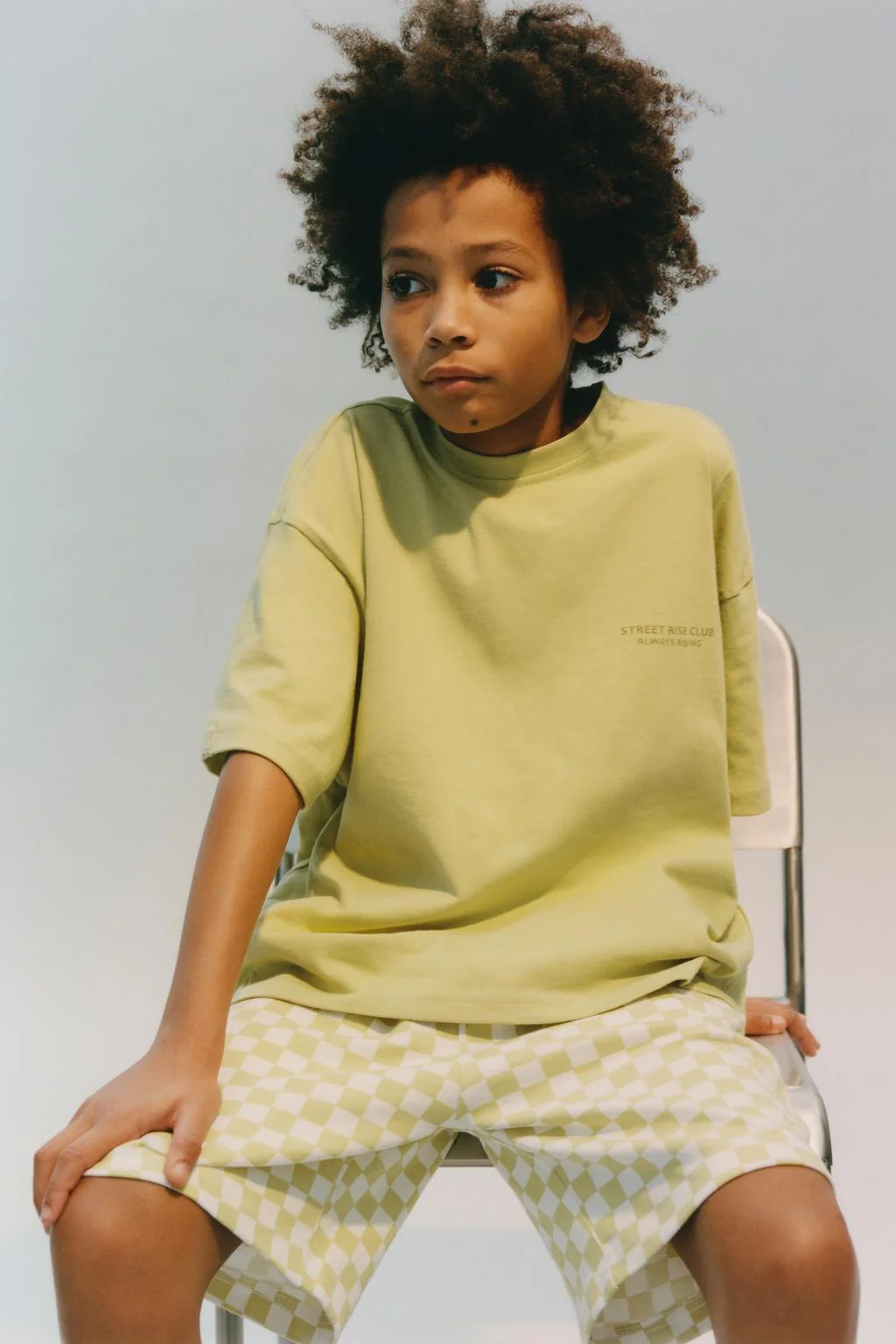 Набор: футболка в клетку и шорты-бермуды — PACKS