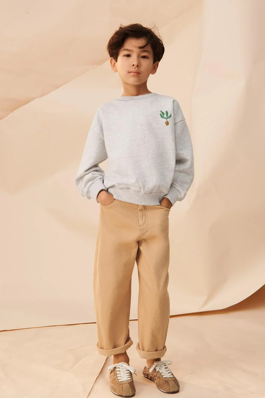 Свитшот с вышивкой, лимитированная серия — С принтом