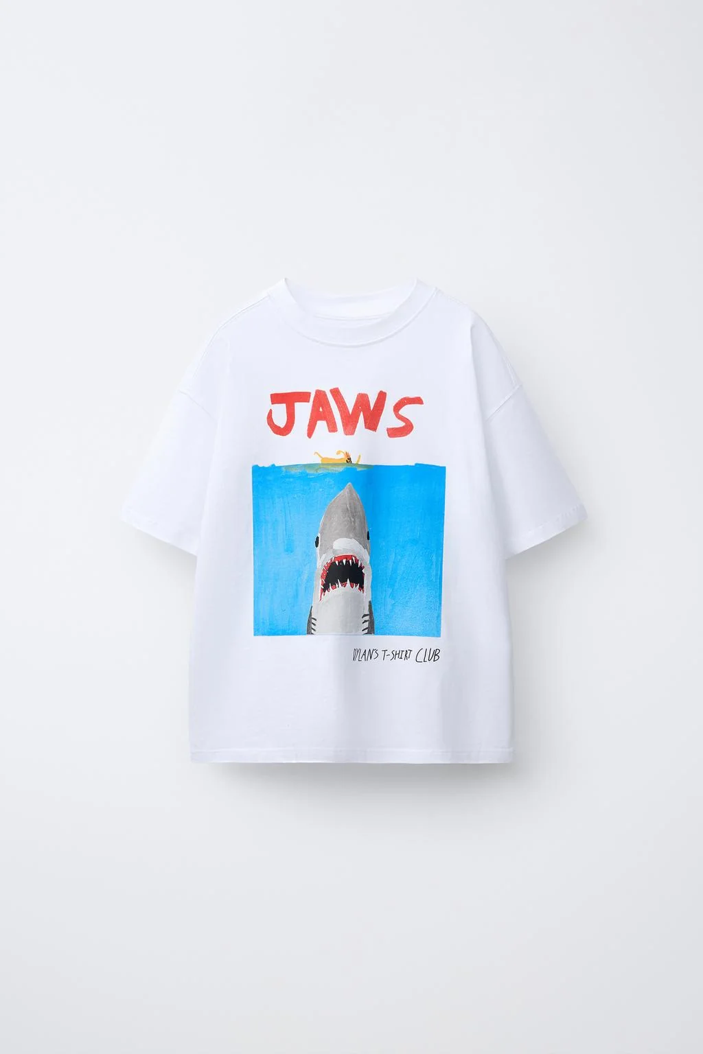 ФУТБОЛКА С ИЛЛЮСТРАЦИЕЙ JAWS© X ДИЛАНА Т-ШИРТ КЛУБ X ZARA — DYLAN’S T-SHIRT CLUB