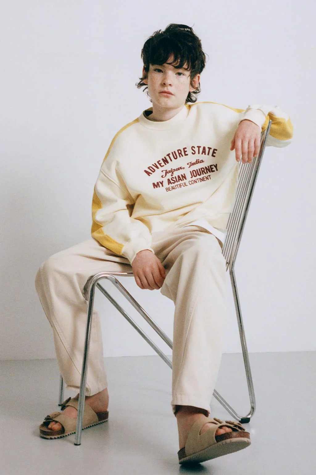 Кожаные сандалии на пряжке