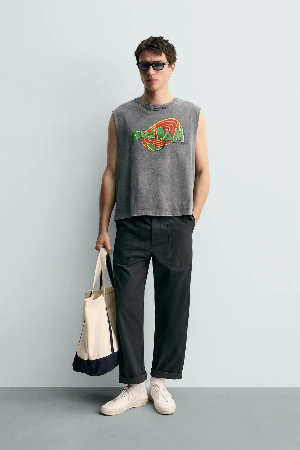 SPACE JAM™ & © X DYLAN'S CULT T-SHIRT X ZARA ИЛЛЮСТРИРОВАННАЯ ФУТБОЛКА