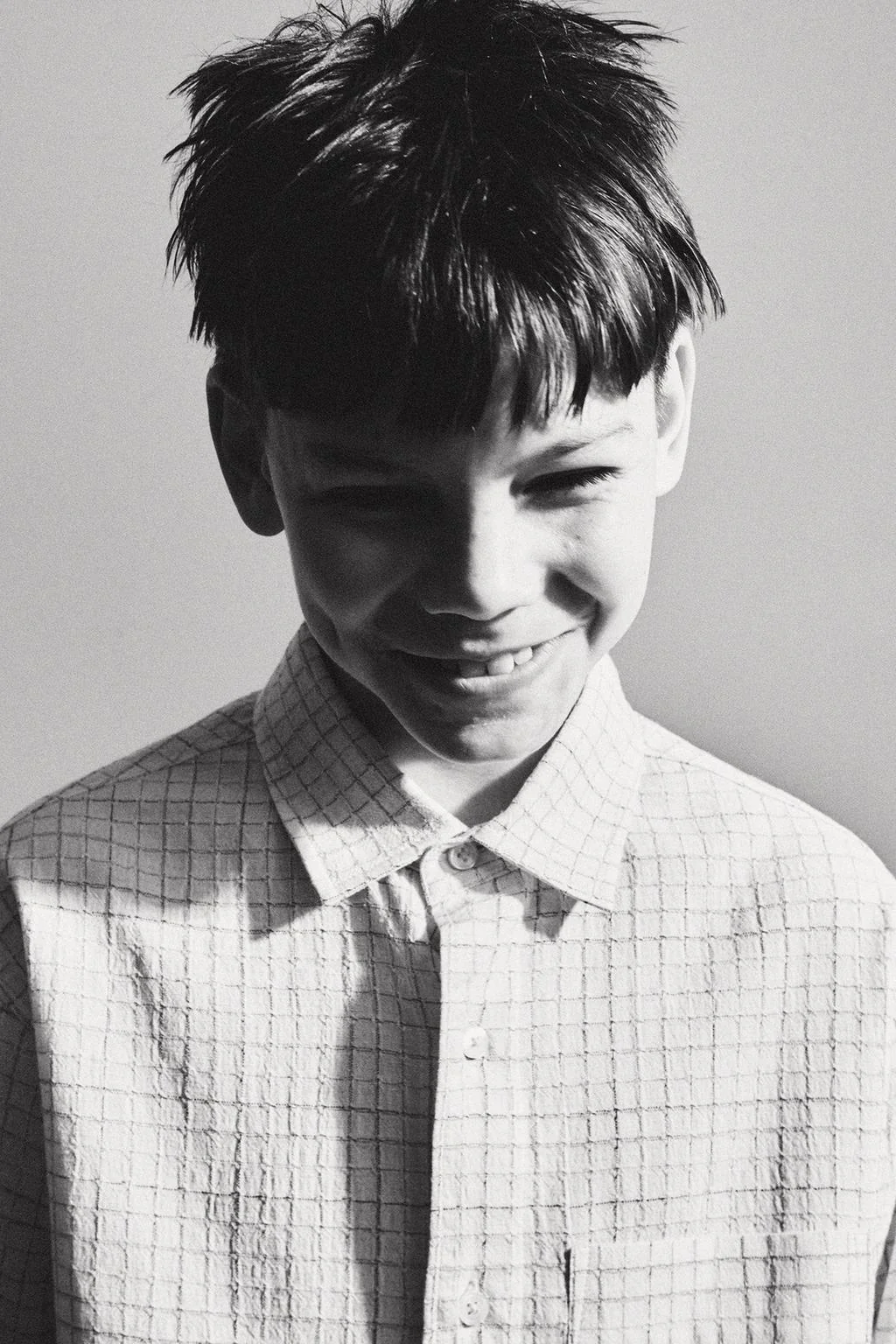 Сториз - клетчатая рубашка из хлопка и льна — STORIESZ