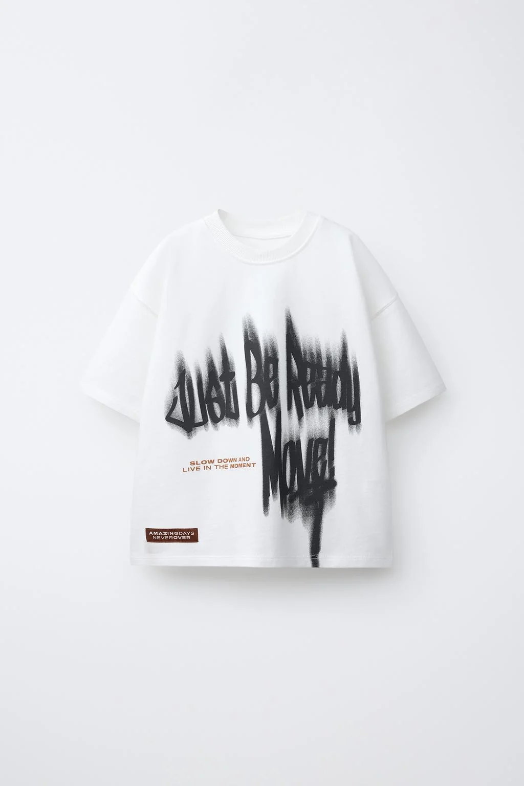 Свитшот с граффити-принтом