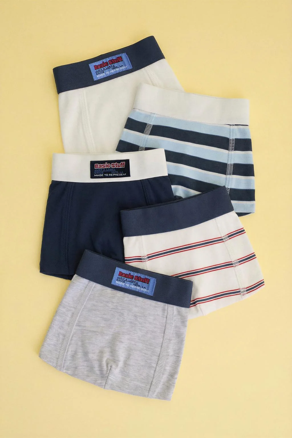 6-14 лет / Набор из 5 трусиков в полоску — 6-14 лет | мальчик