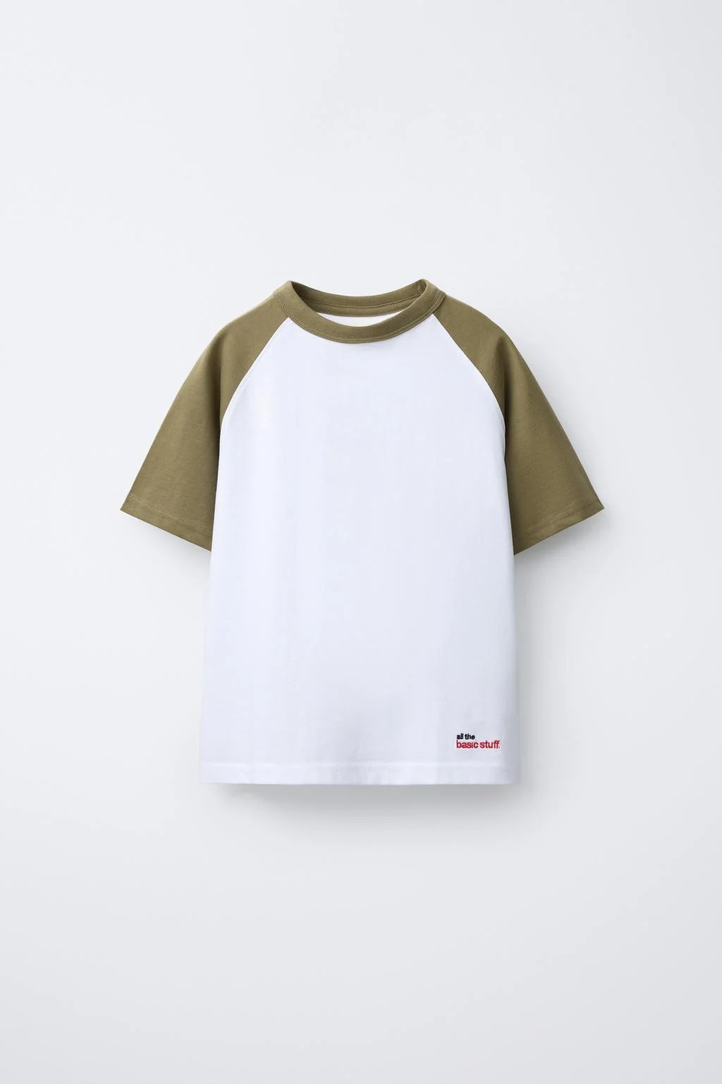 Футболка с рукавом реглан и вышивкой логотипа — 6-14 ЛЕТ | МАЛЬЧИК