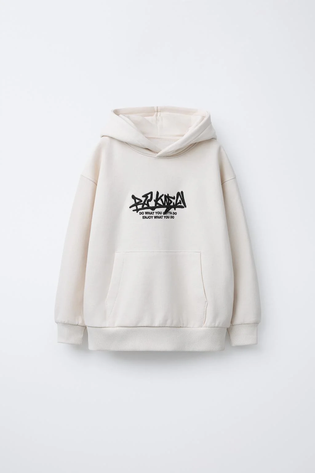 Худи с вышивкой и слоганом — Худи