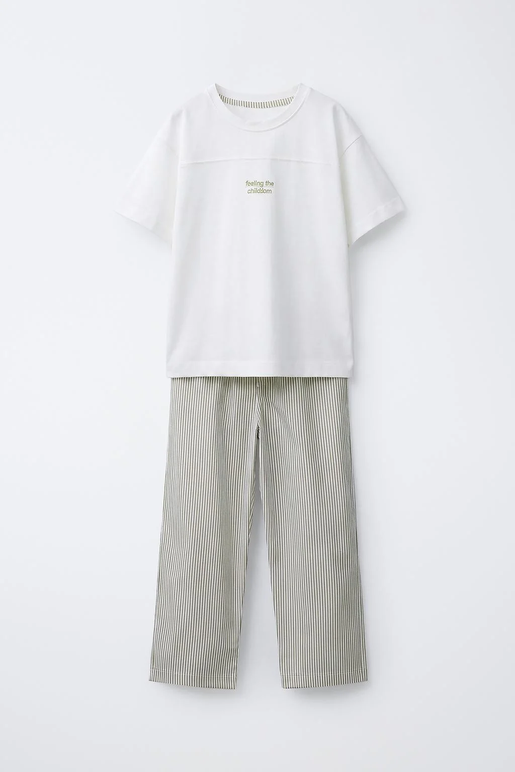 6-14 лет / Пижама в полоску — 6-14 лет | девочка