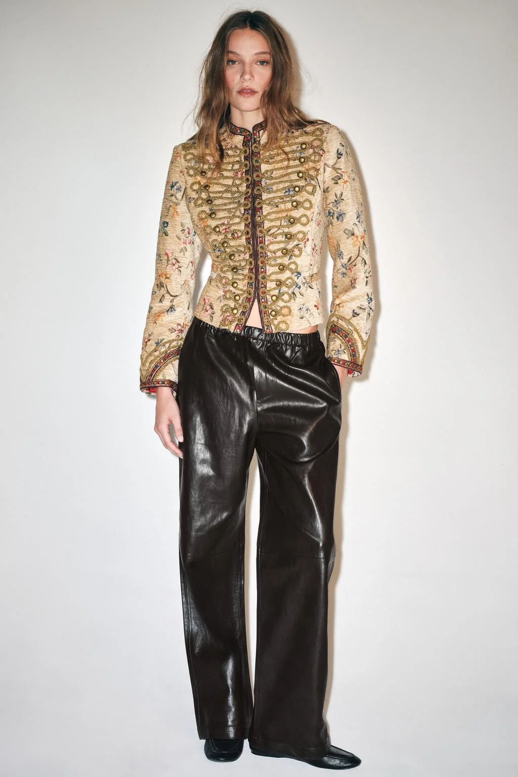 ZW COLLECTION брюки-джоггеры из кожзаменителя