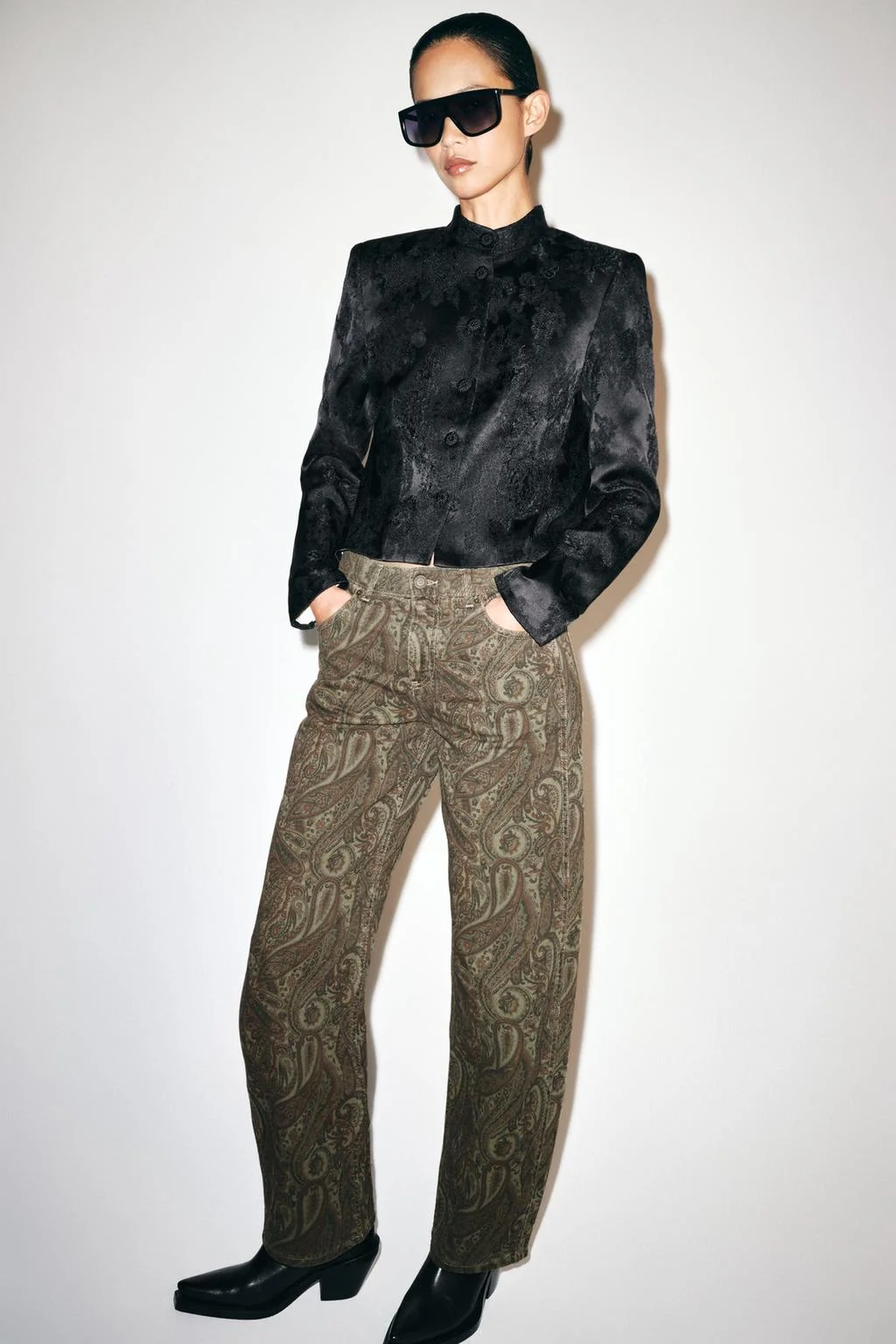 ZW COLLECTION короткий жаккардовый жакет