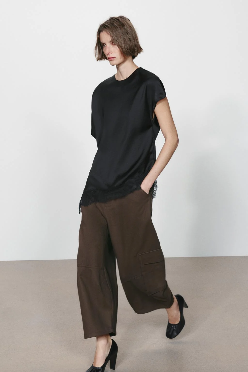 Кружевной топ ZW Collection
