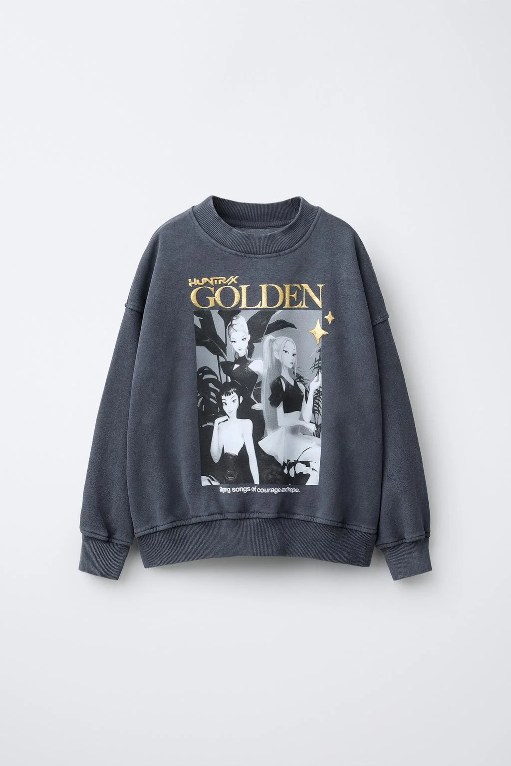 Свитшот с эффектом потёртости KPOP DEMON HUNTERS™ NETFLIX © — Персонажи