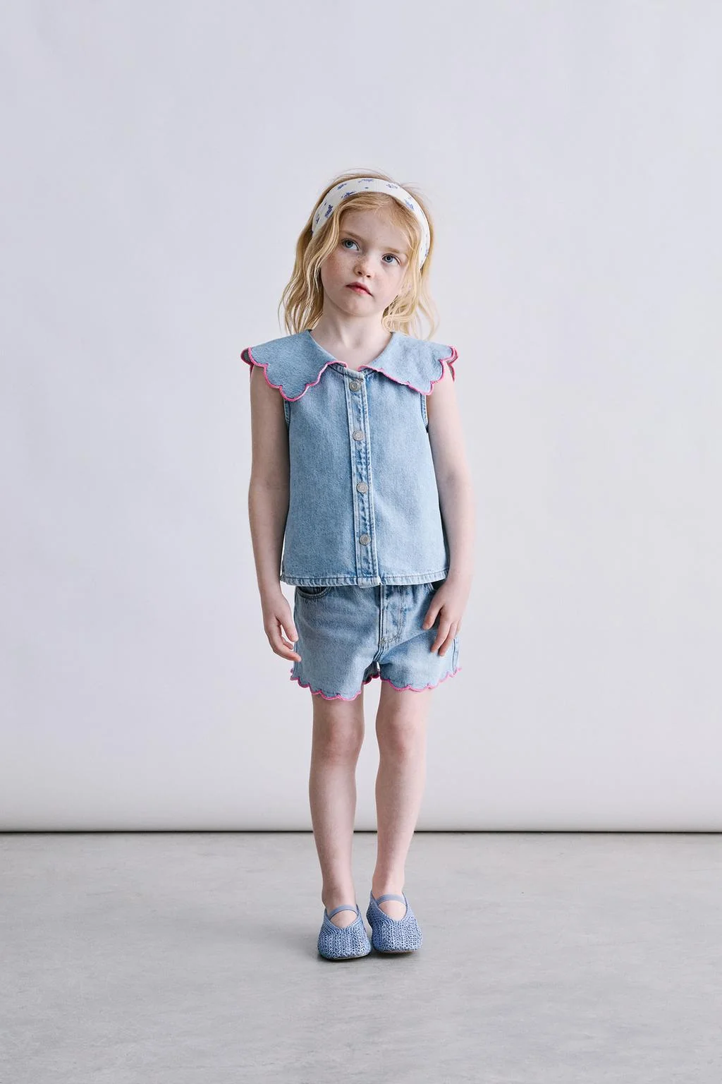 Волнистые джинсовые шорты-бермуды — ДЖИНСОВАЯ ОДЕЖДА