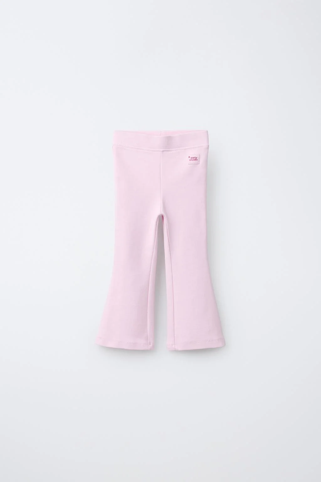 Леггинсы с переплетением и эффектом расклешения с ярлыком — Леггинсы