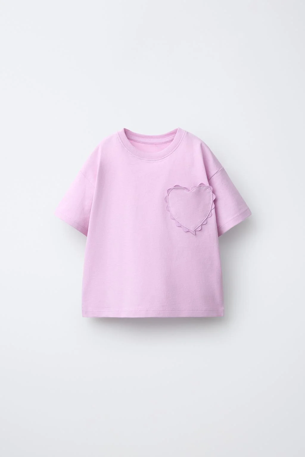 Футболка с волнистым сердцем — 1,5-6 ЛЕТ | ДЕВОЧКА