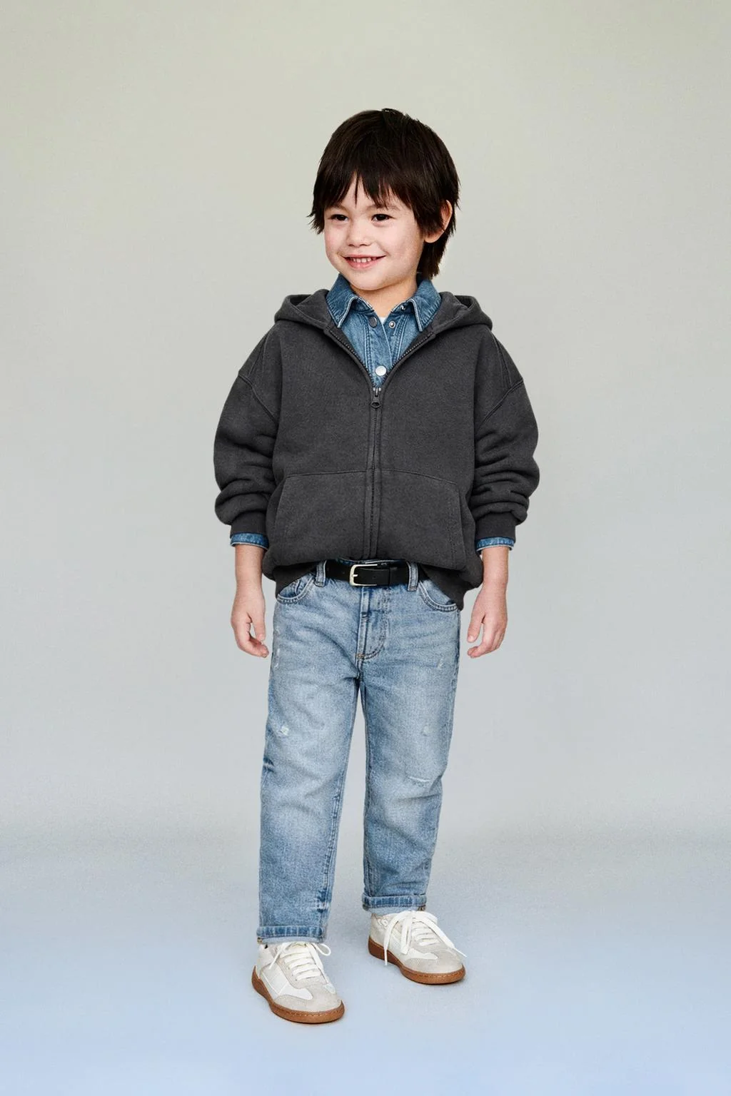 Рваные мешковатые джинсы с низкой посадкой — Свободный крой