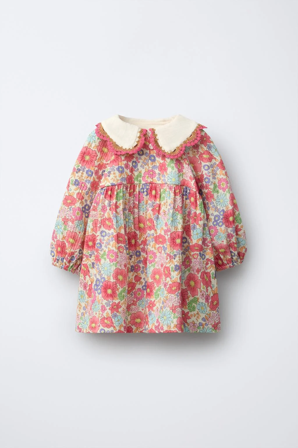 Платье с цветочным принтом