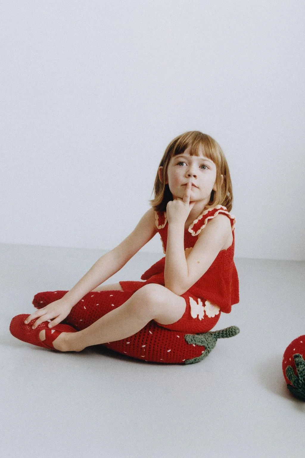 Цветочные бермуды из вязаного кружева — Трикотаж