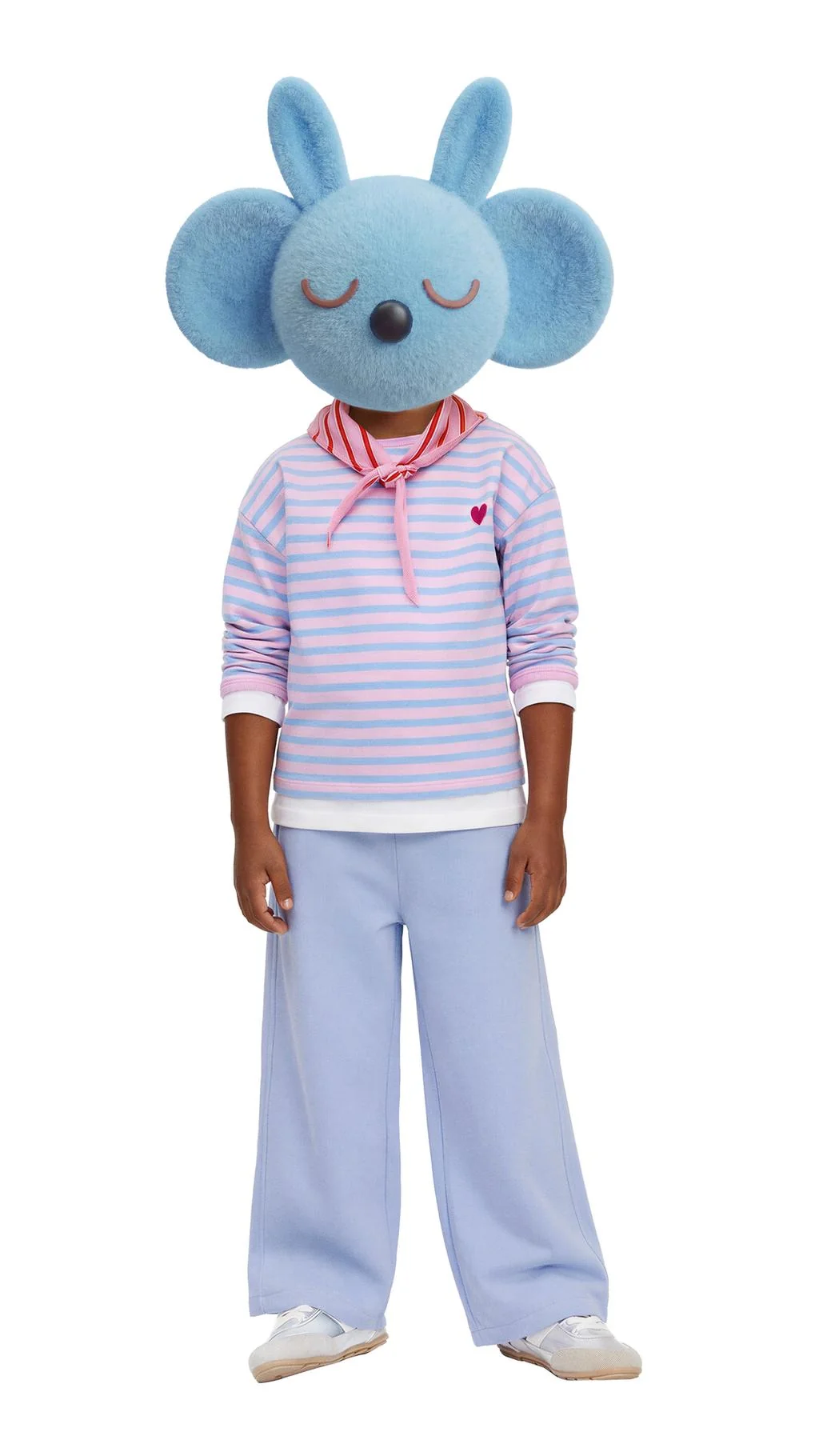 Брюки с широкими штанинами из интерлока с рельефной надписью