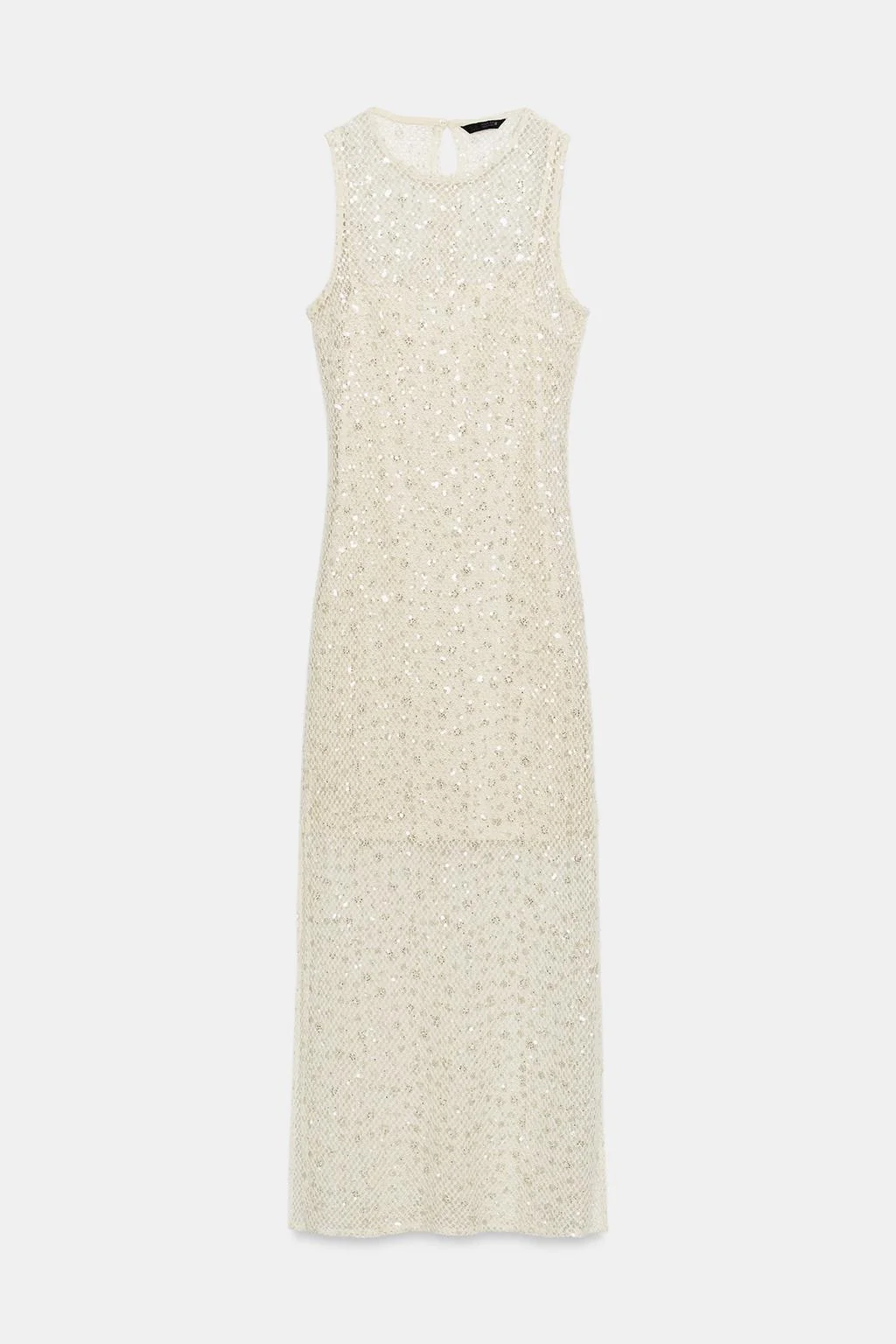 ПЛАТЬЕ ДО КОЛЕН С БЛЕСТКАМИ КРАСНОГО ЦВЕТА